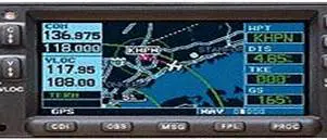 A gps device with the map displayed on it.